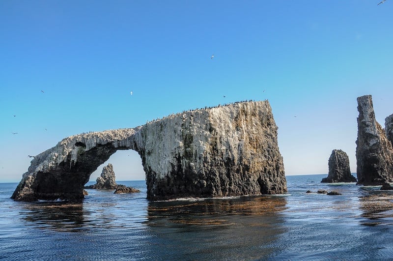 Anapaca Island rock formation, Channel Islands National Park. Photo credit: Kent Kanouse