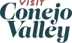 Logo featuring the text "Visit Conejo Valley" in stylized font.